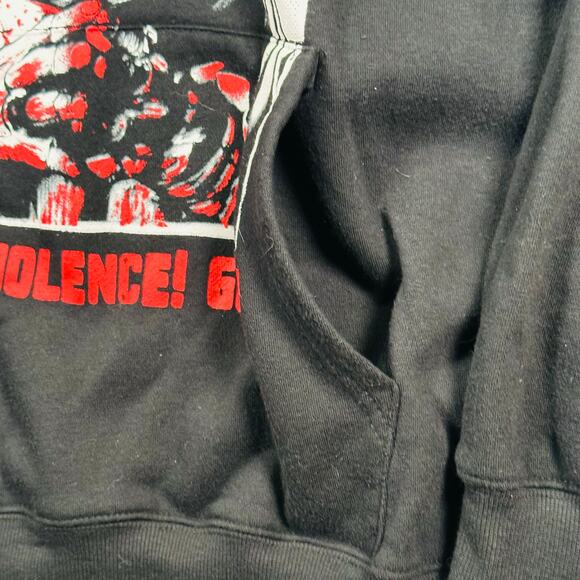 Terrifier 2 Hoodie Art The Clown Horror Movie Men's XL Black Chaos Violence Gore - Picture 7 of 8